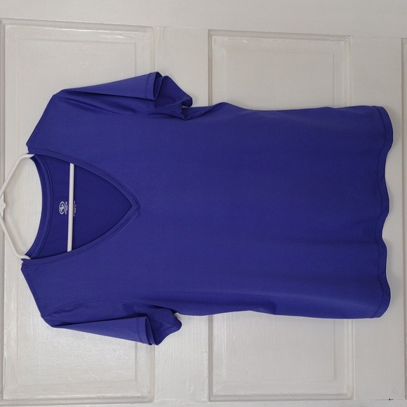 Athletic Works Tops - Athletic Works Women's Shirt Blue Size M(8-10) V Neck